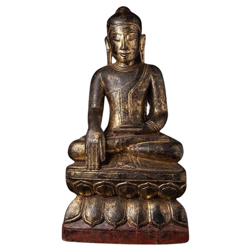 Antike burmesische Shan-Buddha-Statue aus Burma im Angebot