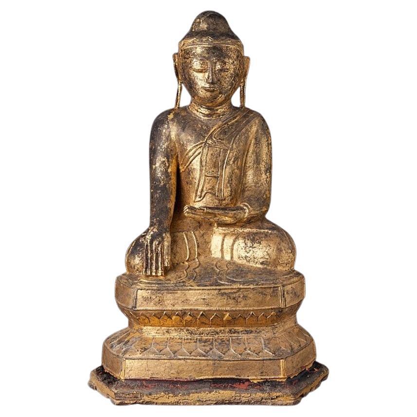Antique Burmese Shan Buddha Statue from Burma For Sale