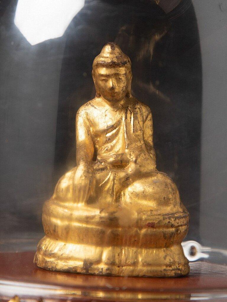 Wood Antique Burmese Stupa from Burma For Sale