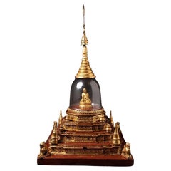 Antiker burmesischer stupa aus Burma