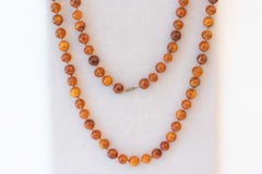 Antique Burmite 36 inch 81 gram Amber Necklace
