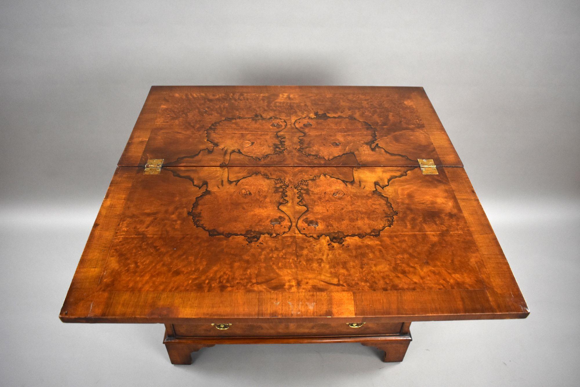 Antique Burr Walnut Bachelors Chest For Sale 1