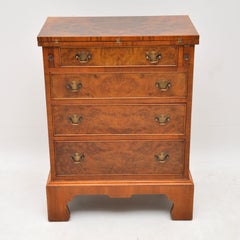 Antique Burr Walnut Bachelors Chest of Drawers