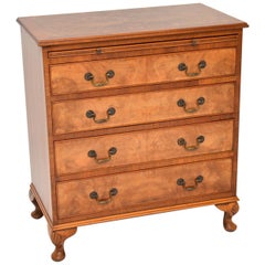 Vintage Burr Walnut Bachelors Chest of Drawers