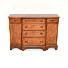 Antique Burr Walnut Breakfront Sideboard