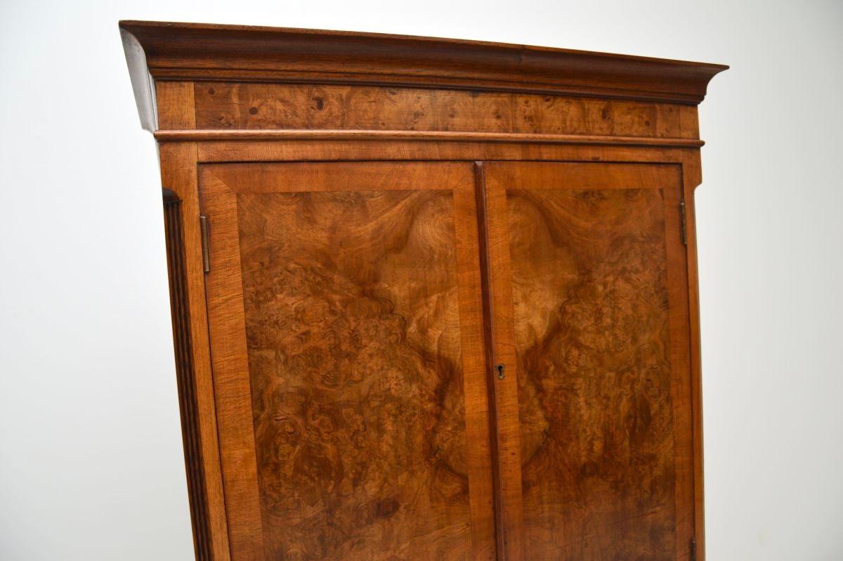 Antique Burr Walnut Cabinet on Chest 2