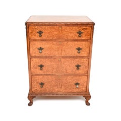 Antique Burr Walnut Chest of Drawers