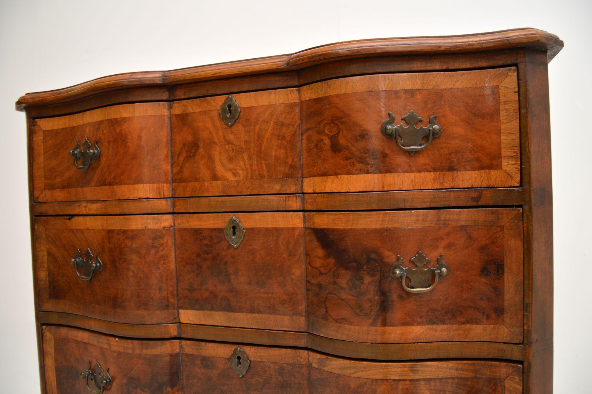 Antique Burr Walnut Chest of Drawers 3