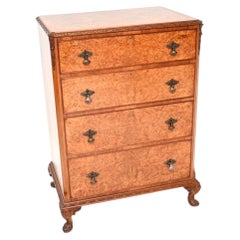 Antique Burr Walnut Chest of Drawers