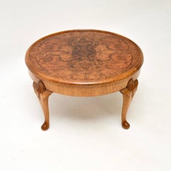 Antique Burr Walnut Coffee Table