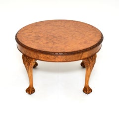 Antique Burr Walnut Coffee Table