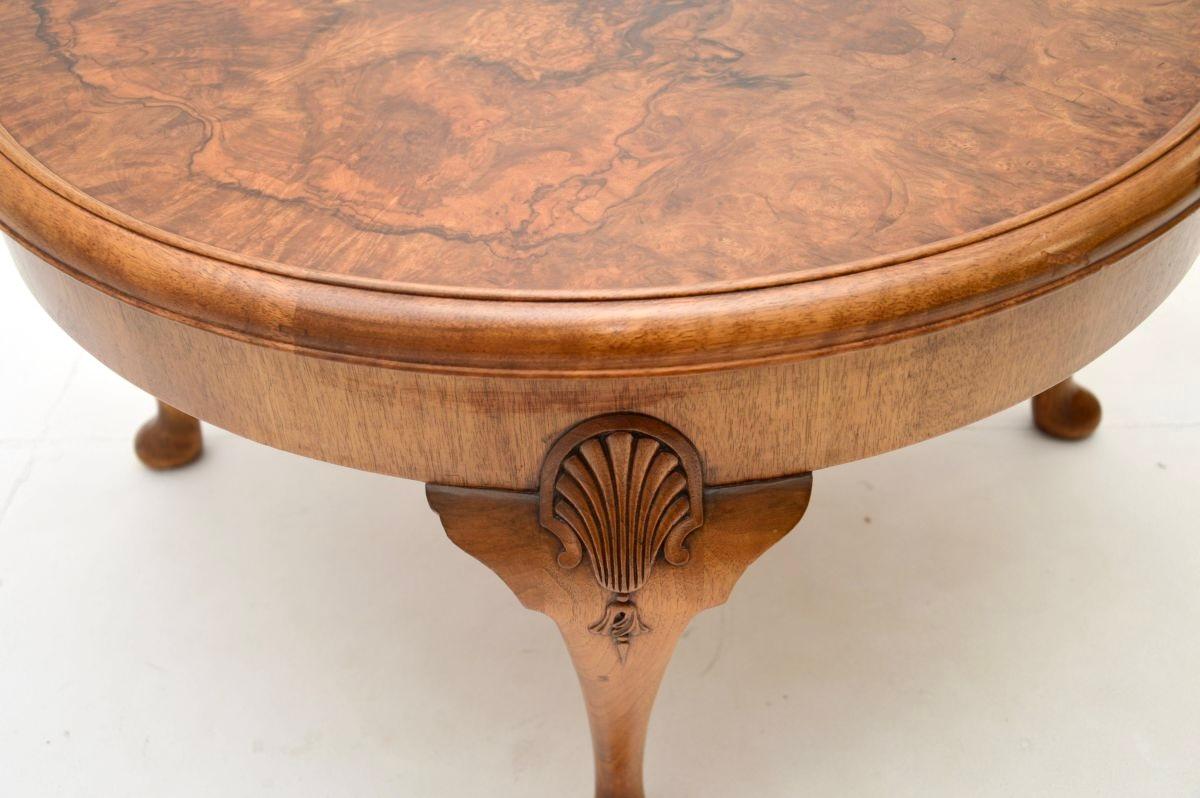 Antique Burr Walnut Coffee Table 2