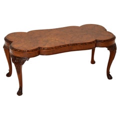 Antique Burr Walnut Coffee Table