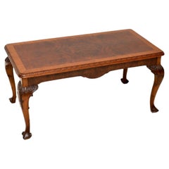 Antique Burr Walnut Coffee Table