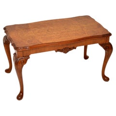 Antique Burr Walnut Coffee Table