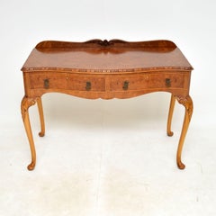 Antique Burr Walnut Console / Server Table