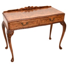 Used Burr Walnut Console / Side Table