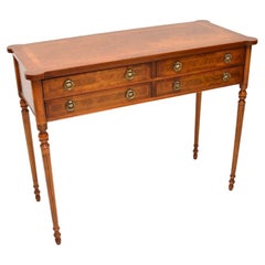 Antique Burr Walnut Console / Side Table Antique Burr Walnut Console / Side Table