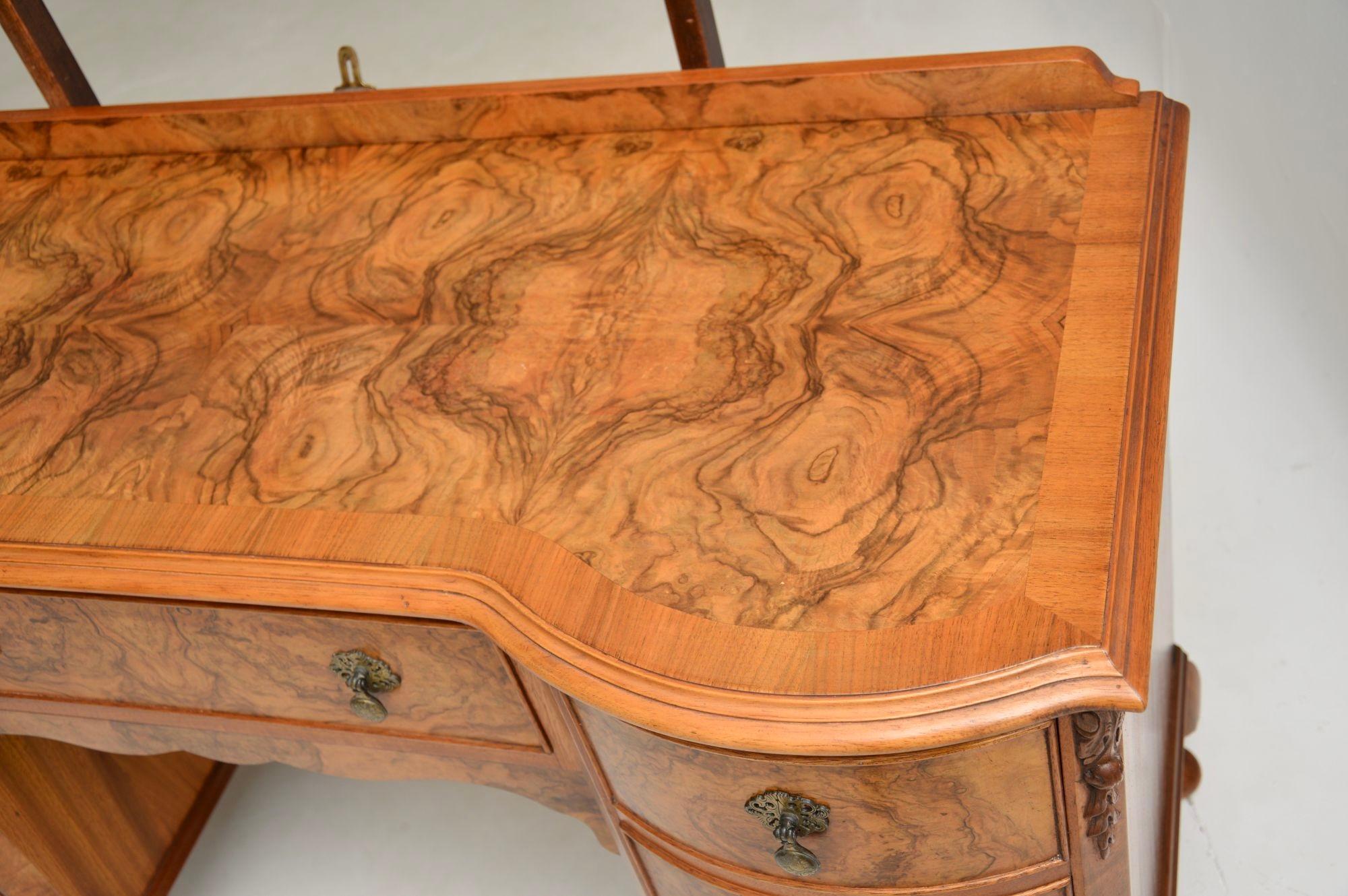 Antique Burr Walnut Dressing Table 1