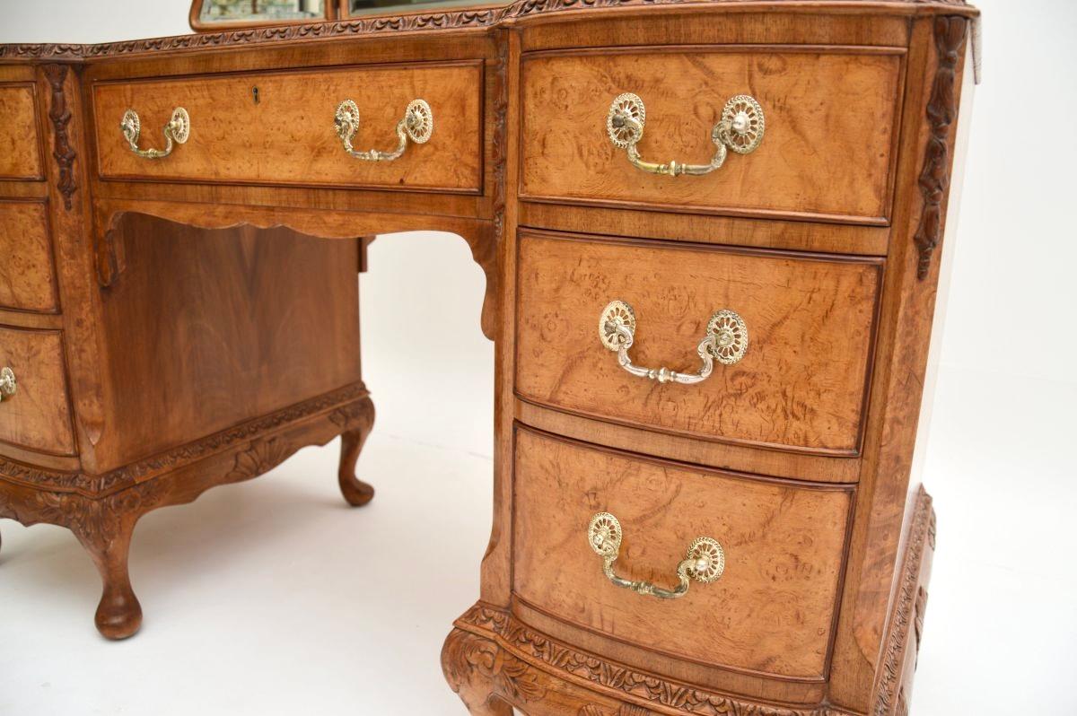 Antique Burr Walnut Dressing Table 2