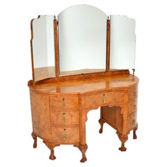 Antique Burr Walnut Dressing Table