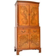 Antique Burr Walnut Drinks Cabinet