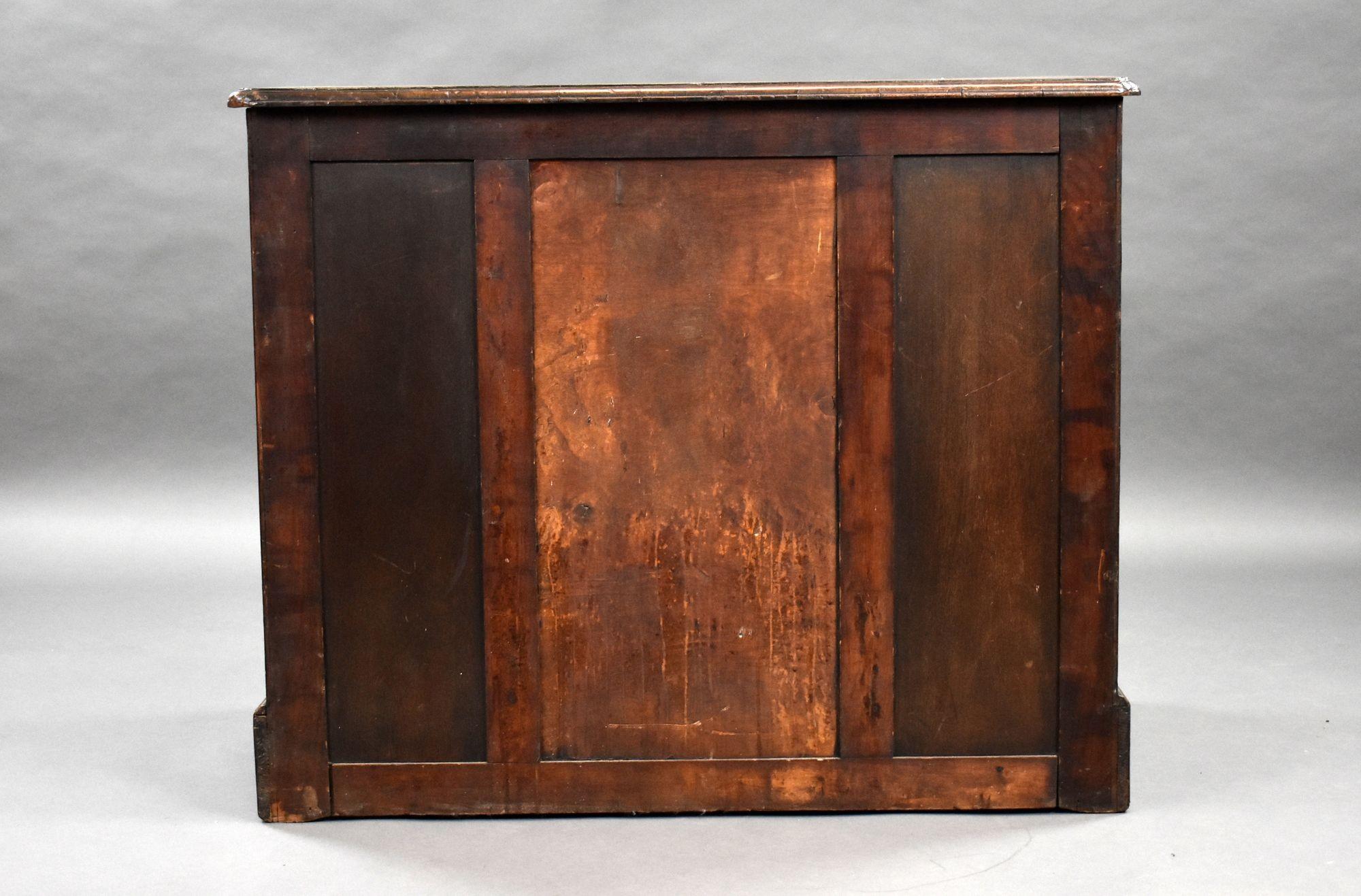 Antique Burr Walnut Kneehole Desk For Sale 1