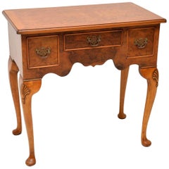 Antique Burr Walnut Lowboy / Side Table