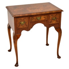 Antique Burr Walnut Lowboy Side Table