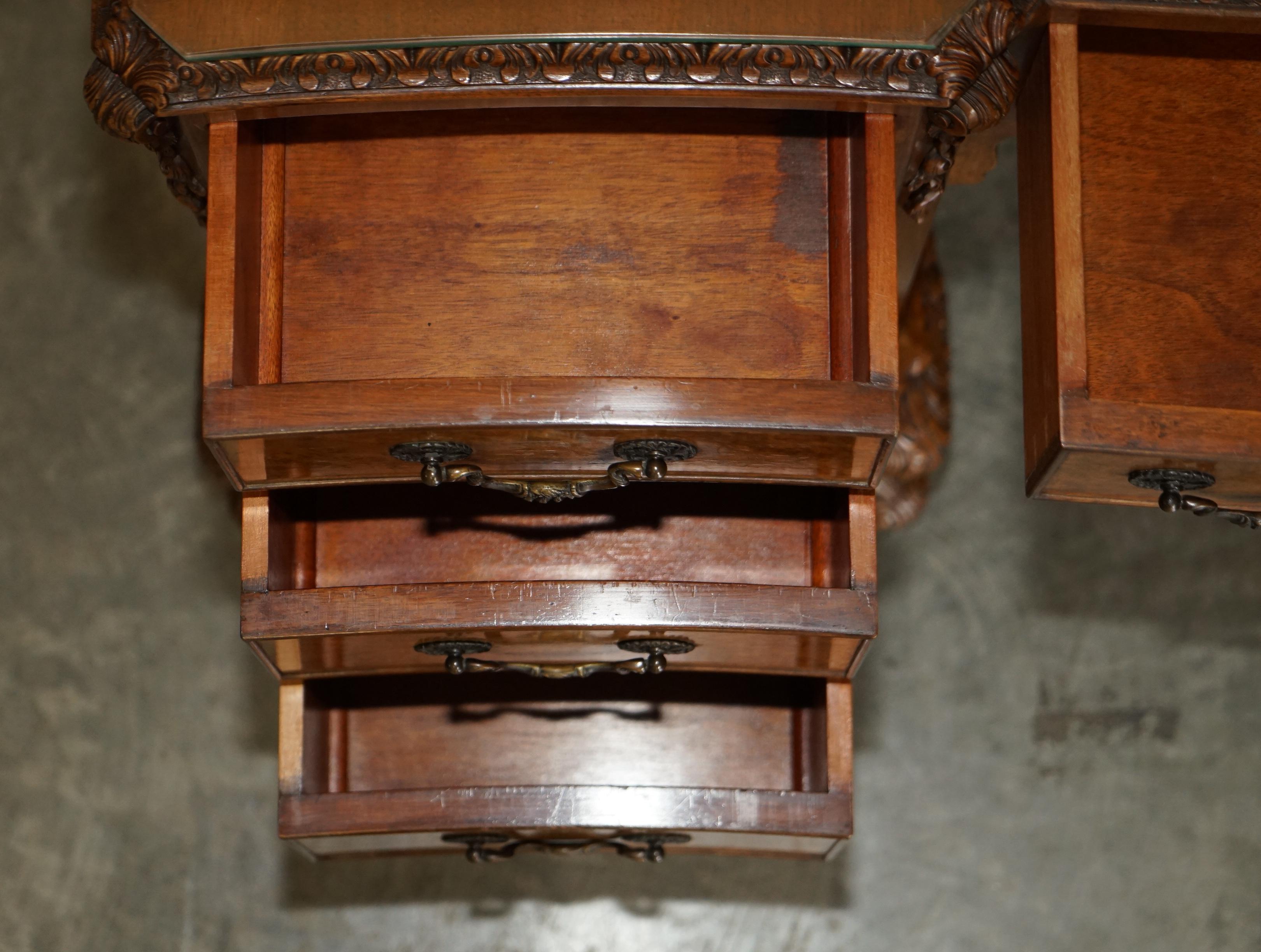 ANTIQUE BURR WALNUT MAPLE & CO DRESSiNG TABLE & STOOL SUBLIME QUALITY MUST SEE 11