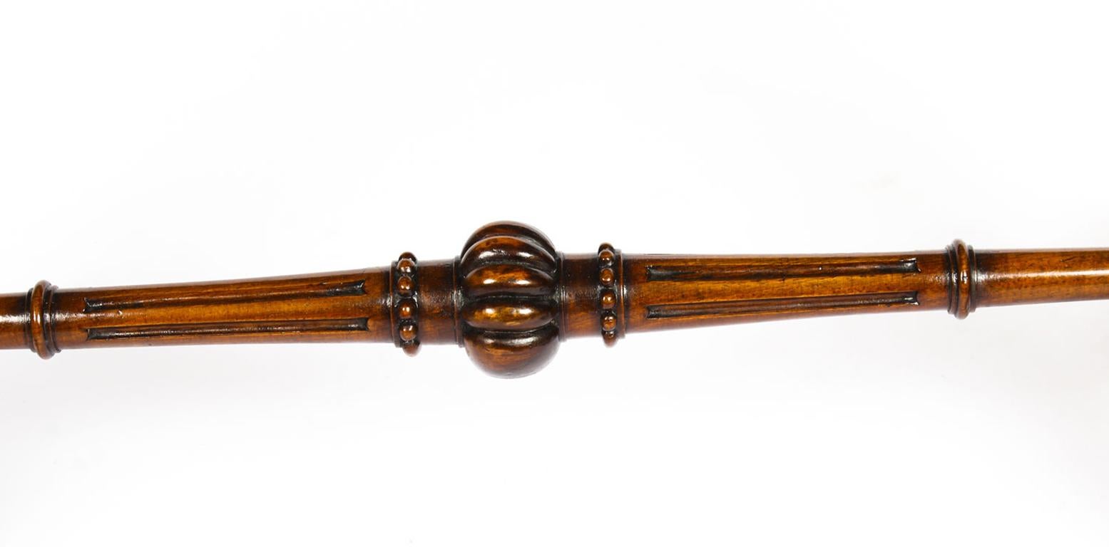 Antique Burr Walnut & Marquetry Combination Writing & Card Table, 19th Century 9