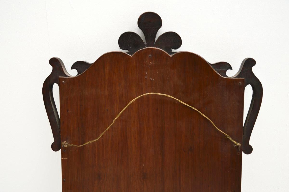 Early 20th Century Antique Burr Walnut Mirror For Sale