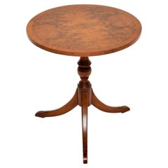 Antique Burr Walnut Occasional Side Table