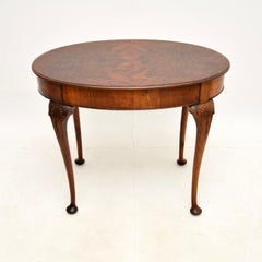Antique Burr Walnut Occasional Table