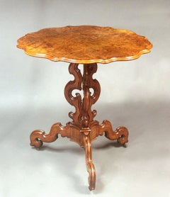 Antique Burr Walnut Occasional Table