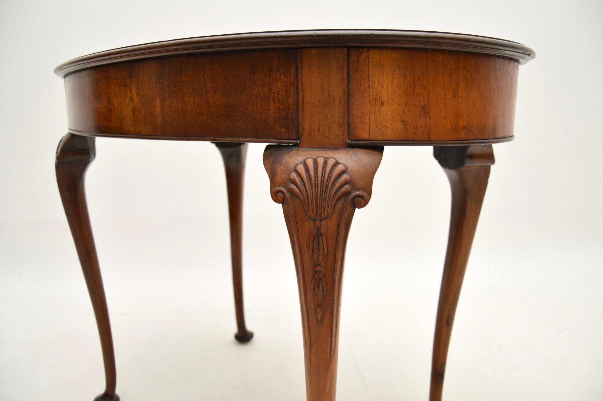 Antique Burr Walnut Occasional Table For Sale 2