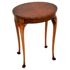 Antique Burr Walnut Side Table