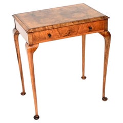 Antique Burr Walnut Side Table