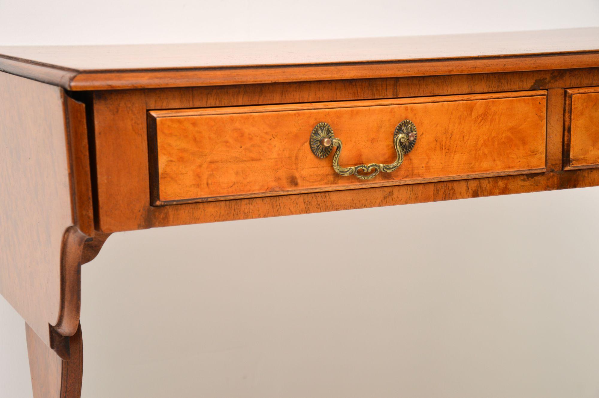 Antique Burr Walnut Sofa Table 4