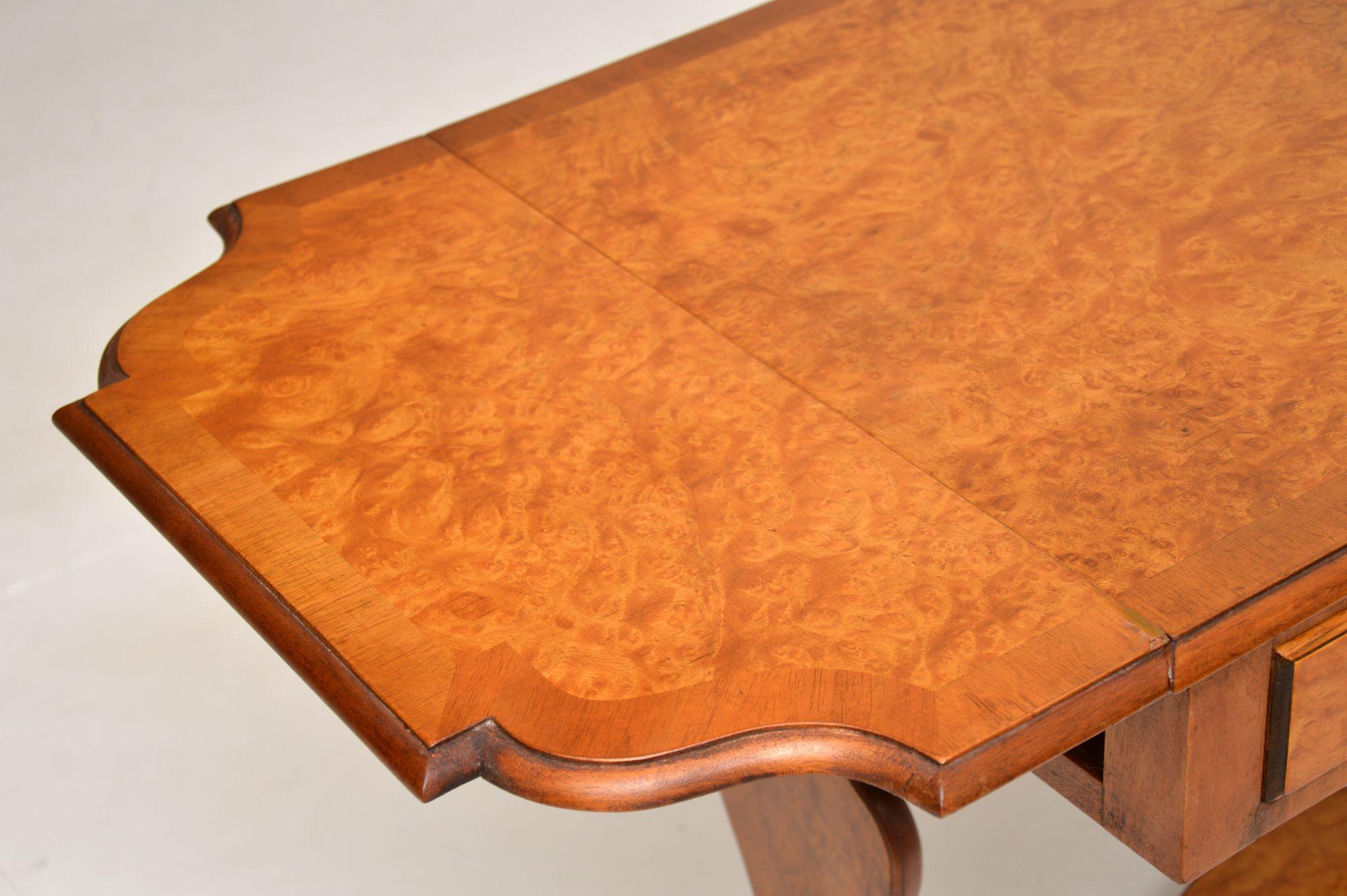 Antique Burr Walnut Sofa Table 3