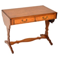 Antique Burr Walnut Sofa Table
