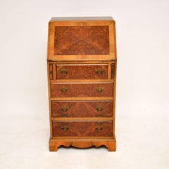 Antique Burr Walnut Writing Bureau