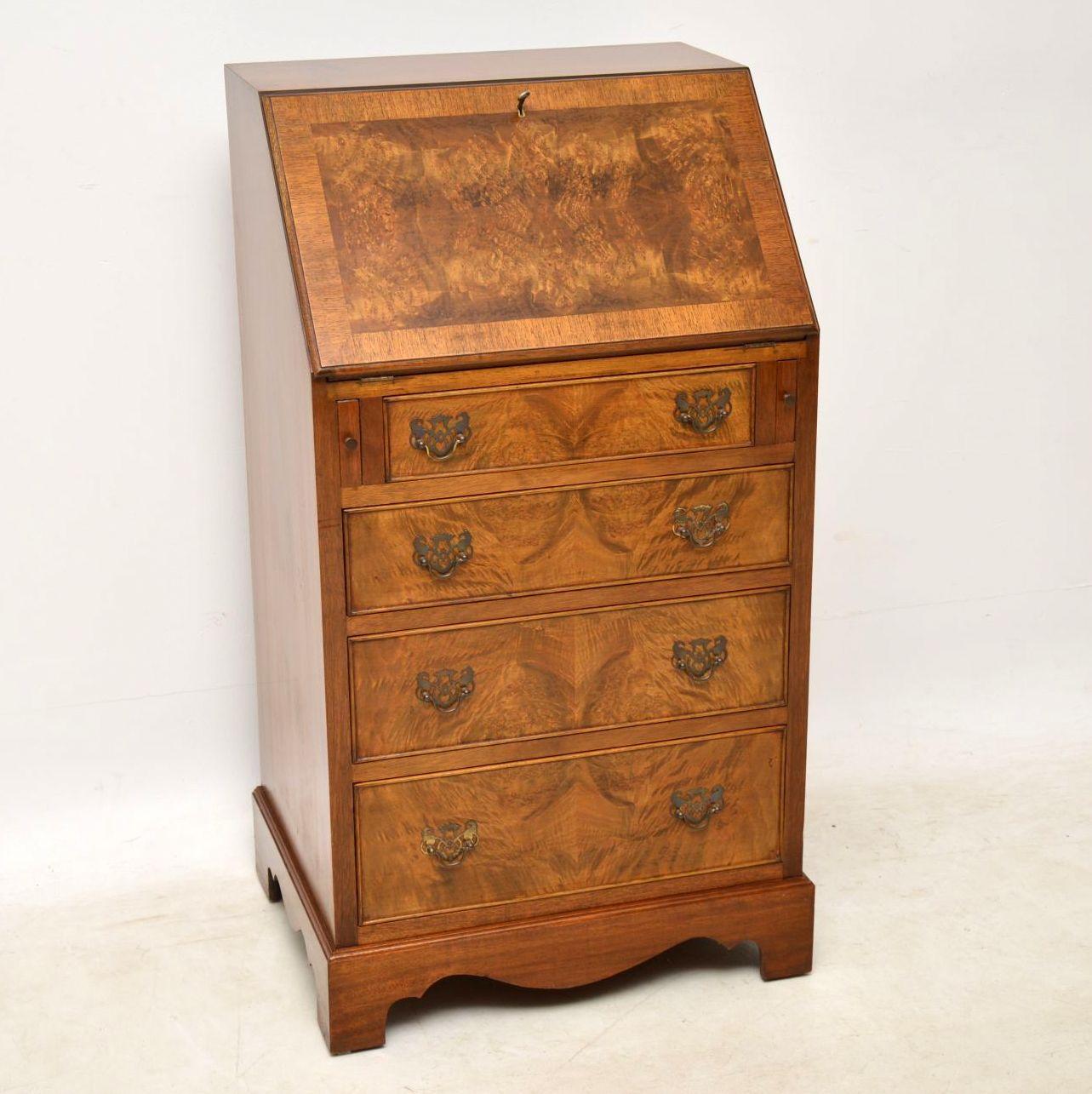 antique walnut bureau