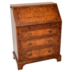 Antique Burr Walnut Writing Bureau