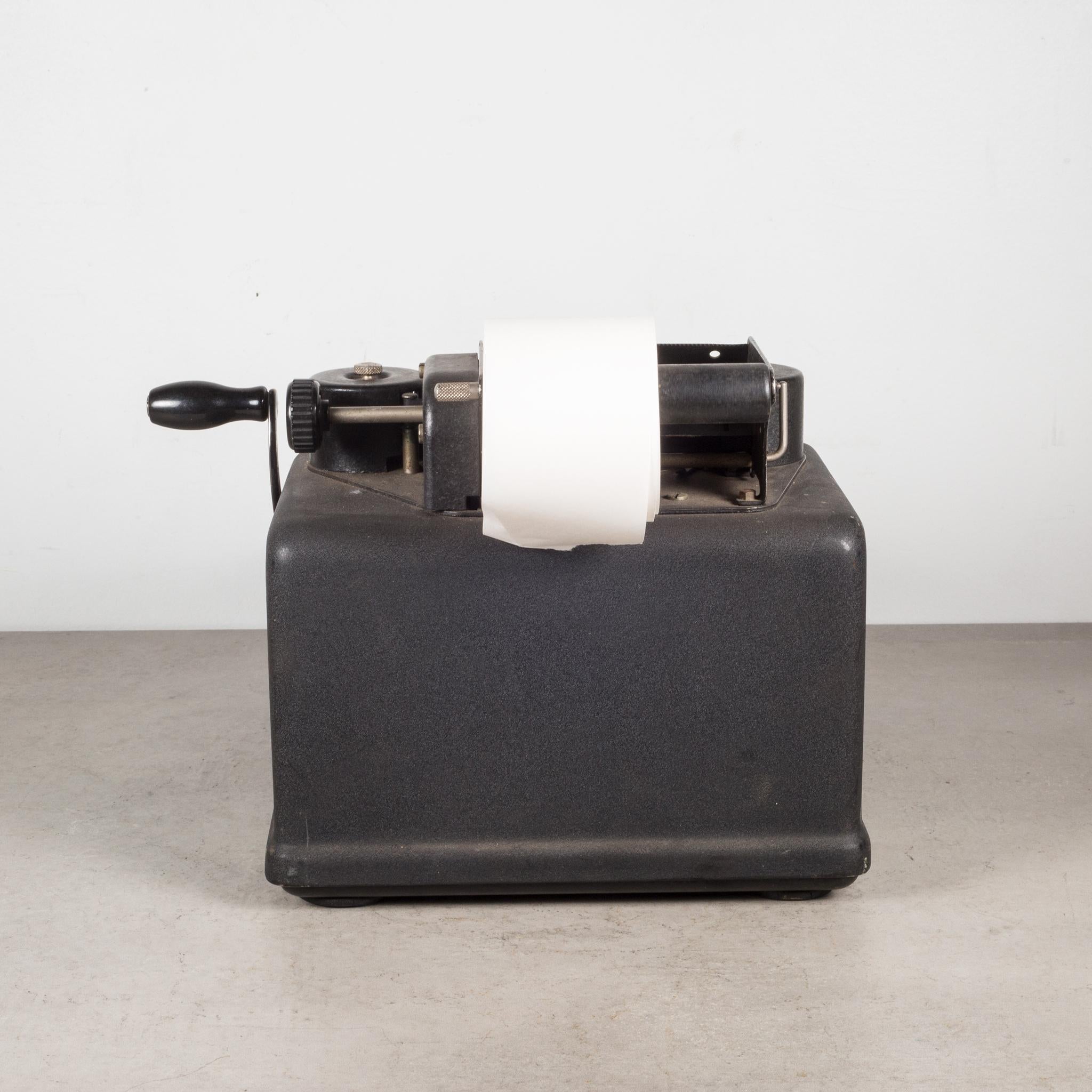 vintage burroughs adding machine