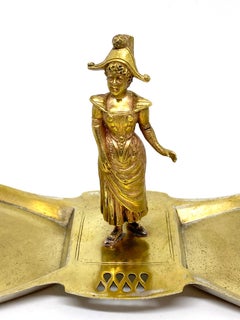 Antique Business Card Holder Tray Catchall by Argentor, Germany, 1900s