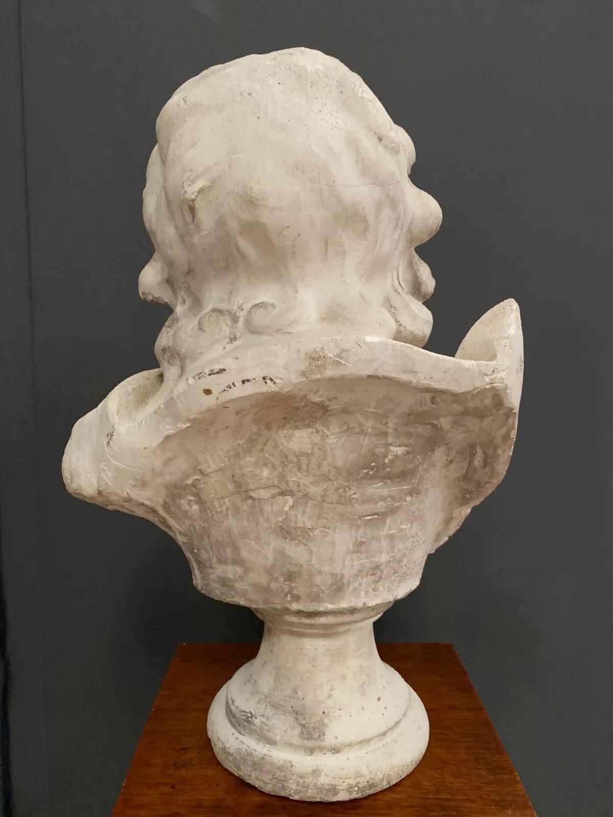Busto antico in pietra ricomposta di Delor XX secolo in vendita 3