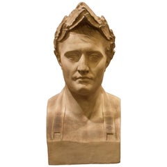 Antique Bust of Napoleon Modeled as an Emporer