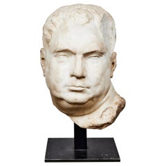 Antique Bust of Roman Emperor Vitellius