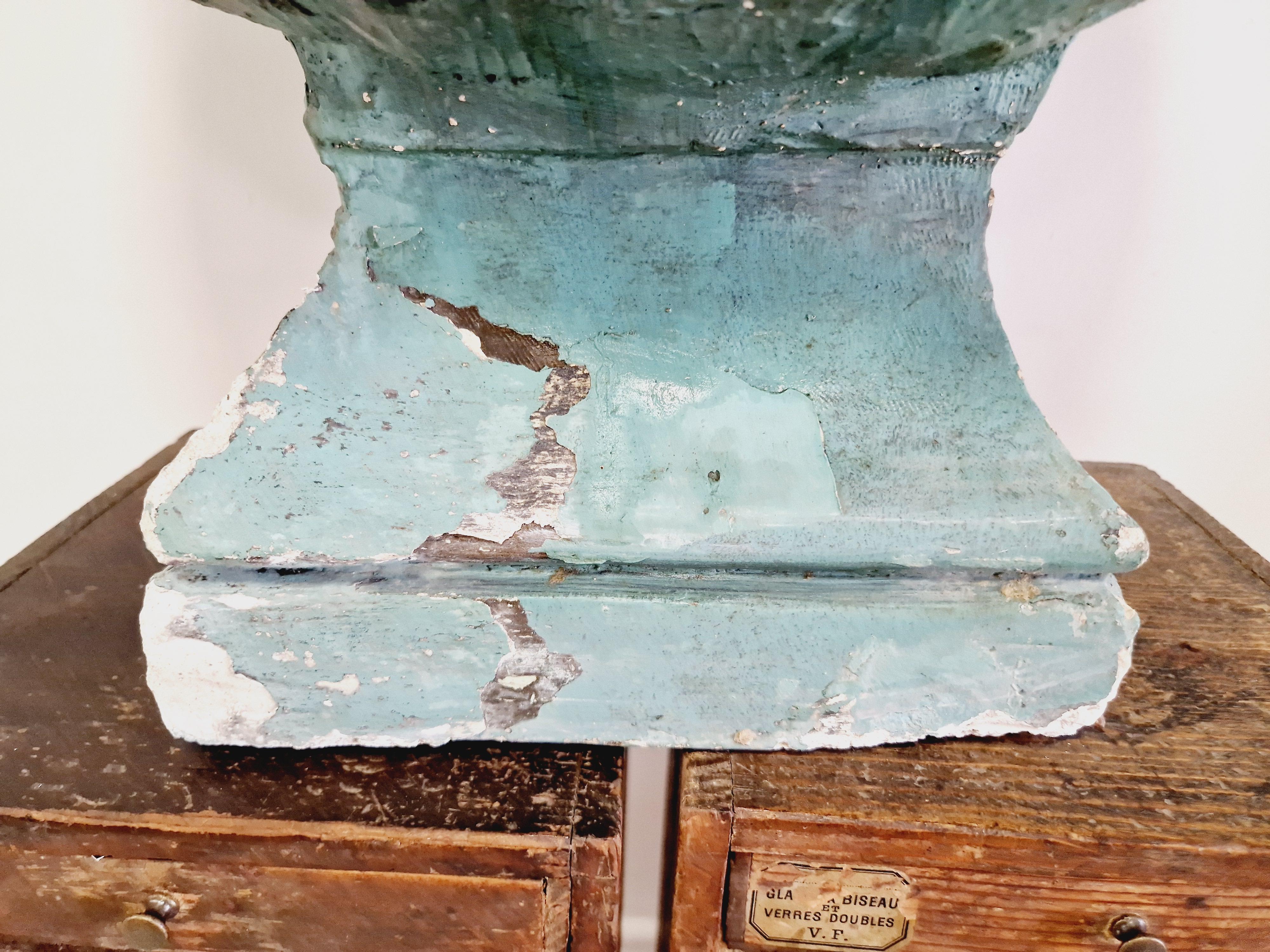 Arte Antiques Bust Plaster Large Life Size Head Art Sculpture Bon état - En vente à Buxton, GB